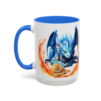 🐉💸 BitFyre Mug – Stackin’ Sats, Breathin’ Fire Edition 15oz