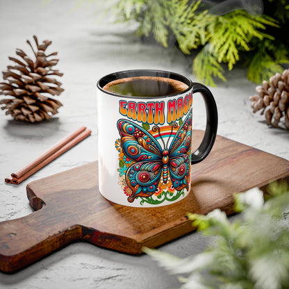 🦋Earth Magic Retro Butterfly Mug