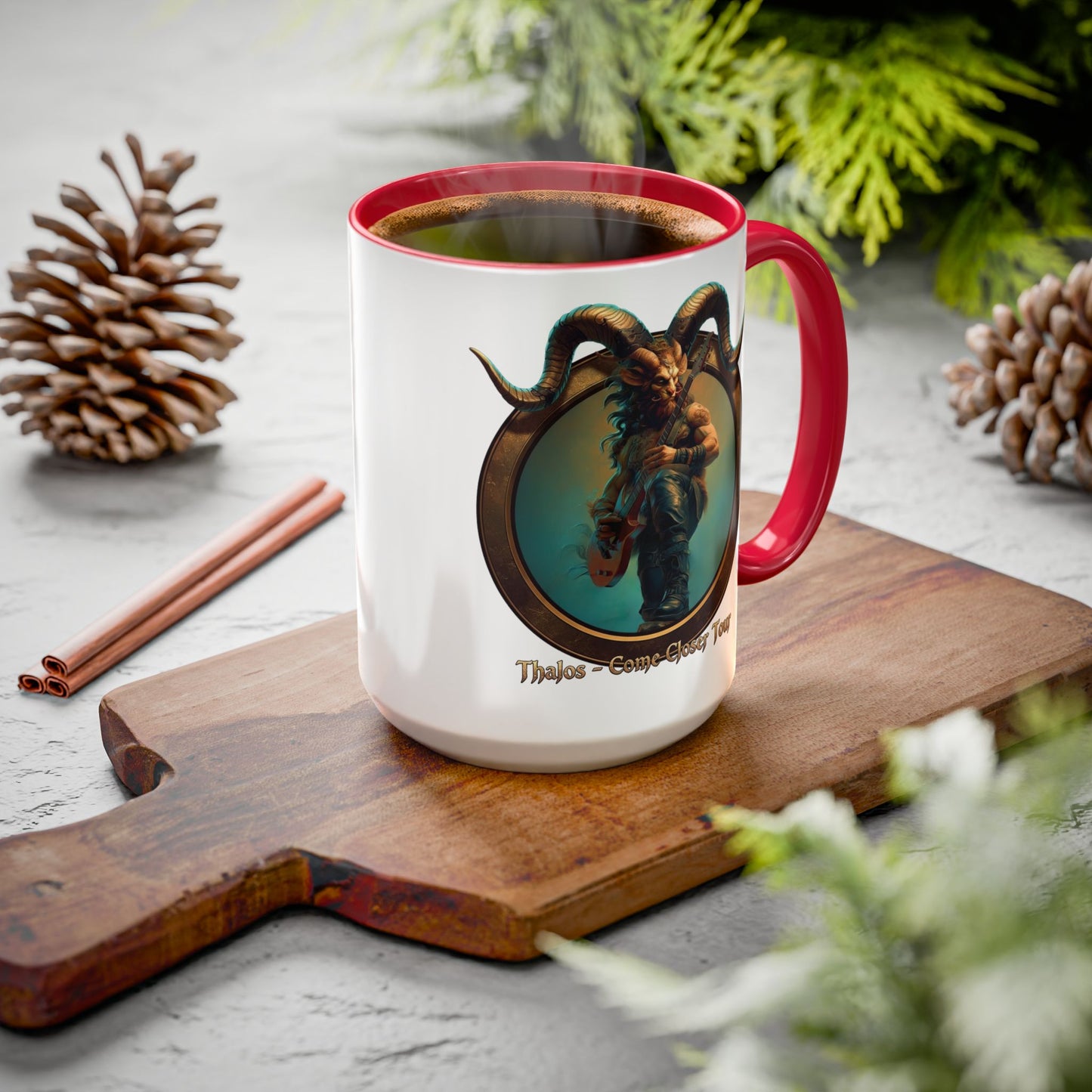 Thalos - Come Closer Tour Mug - official drinking vessel of the shirtless fae-rock demigod himself