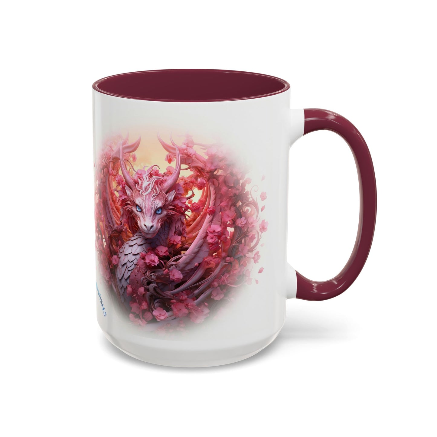 🌸🐉 Dragon Miria Mug – Blossom & Blaze Edition 15oz
