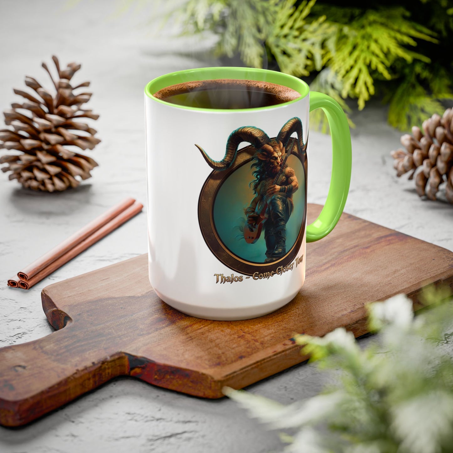 Thalos - Come Closer Tour Mug - official drinking vessel of the shirtless fae-rock demigod himself