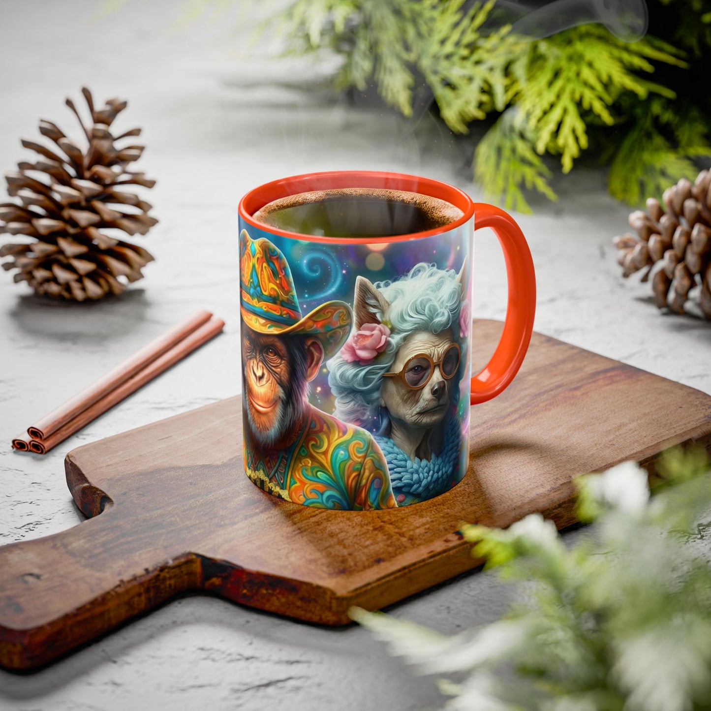 Fantasy Character Coffee Mug – Fifi La Plume, Zen Ryder & Miss Tilly | Magical Realm Ceramic Mug (11oz / 15oz)