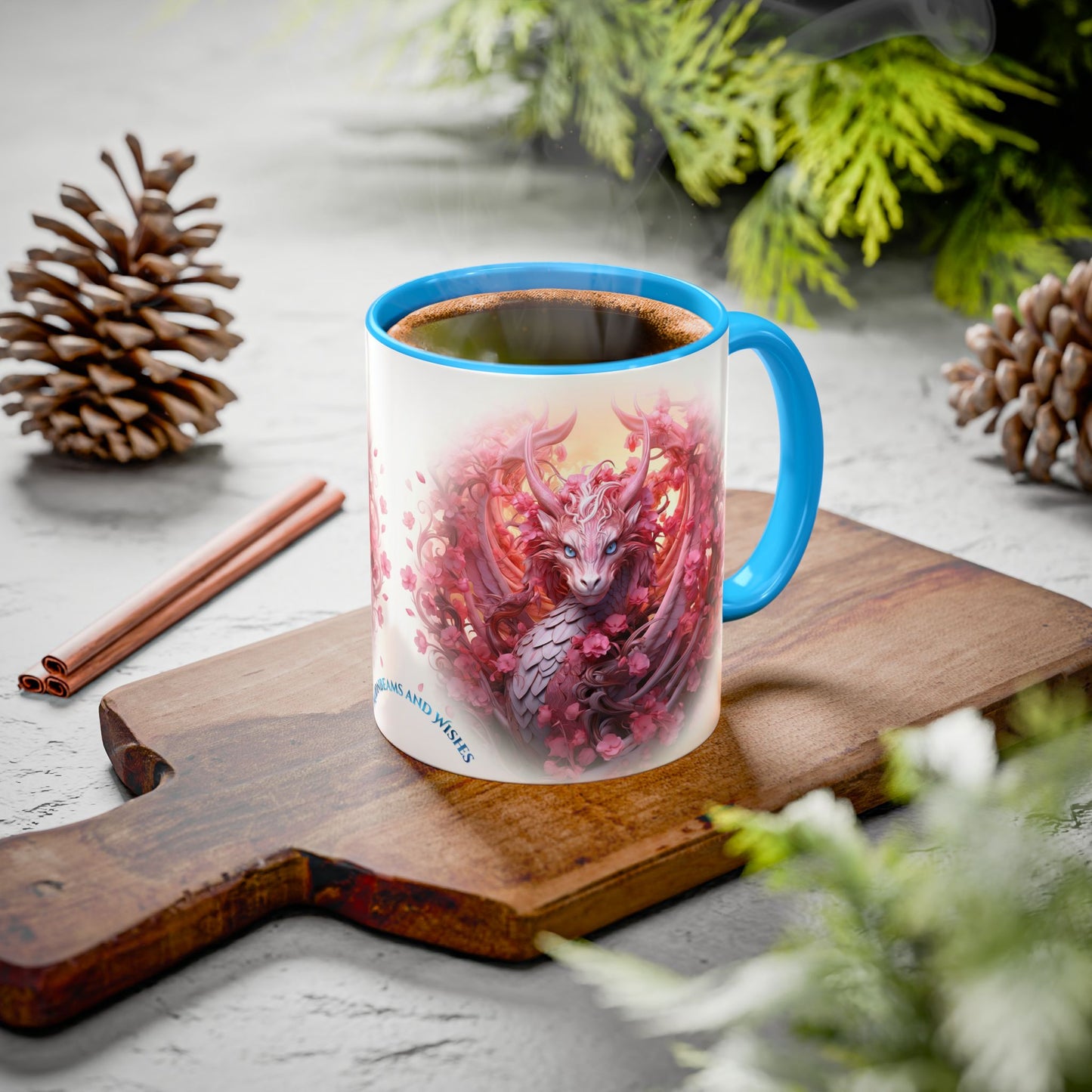 🌸🐉 Dragon Miria Mug – Blossom & Blaze Edition 11oz