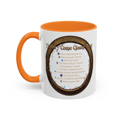 Thalos - Come Closer Tour Mug - official drinking vessel of the shirtless fae-rock demigod himself