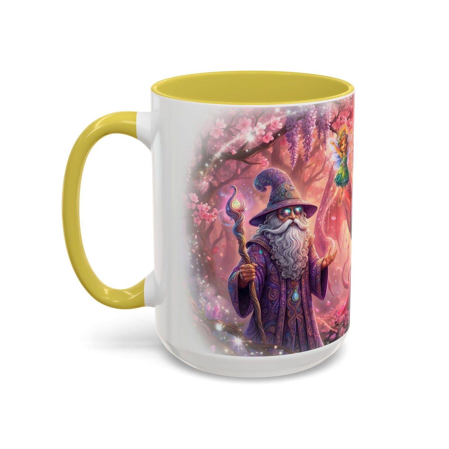 Fantasy Character Coffee Mug – Vibeon, Miria & The Fairies | Magical Realm Ceramic Mug (11oz / 15oz)