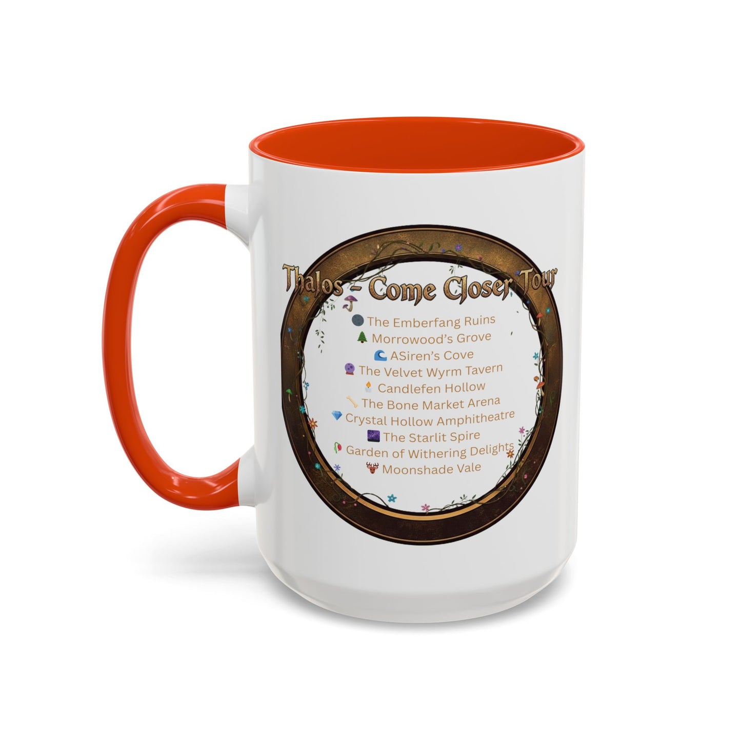 Thalos - Come Closer Tour Mug - official drinking vessel of the shirtless fae-rock demigod himself