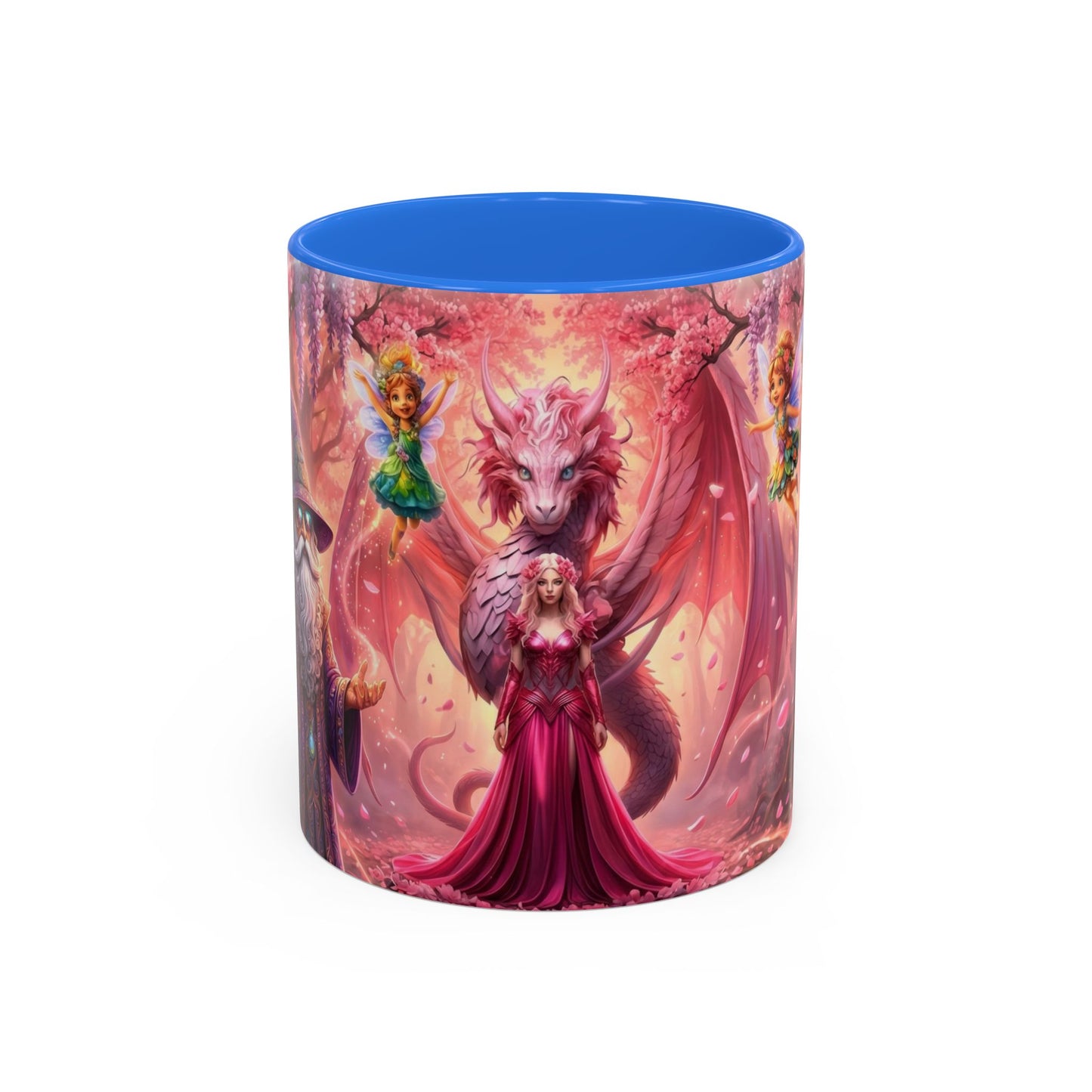 Fantasy Character Coffee Mug – Vibeon, Miria & The Fairies | Magical Realm Ceramic Mug (11oz / 15oz)