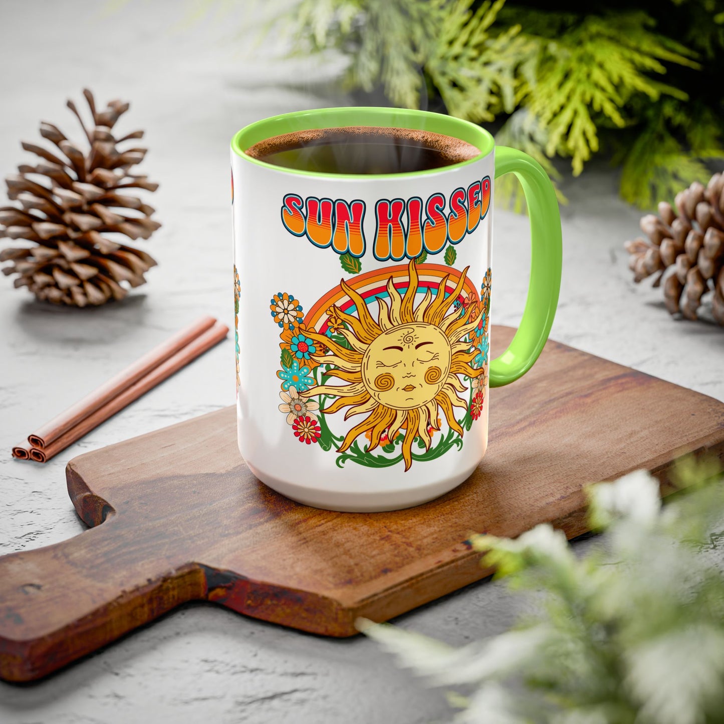 🌞 Sunkissed Retro Sunshine Mug