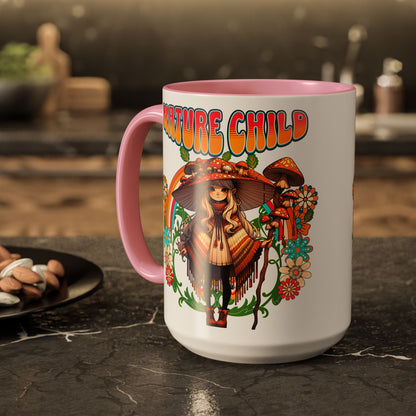 🍄Nature Child Retro Mushroom Mug