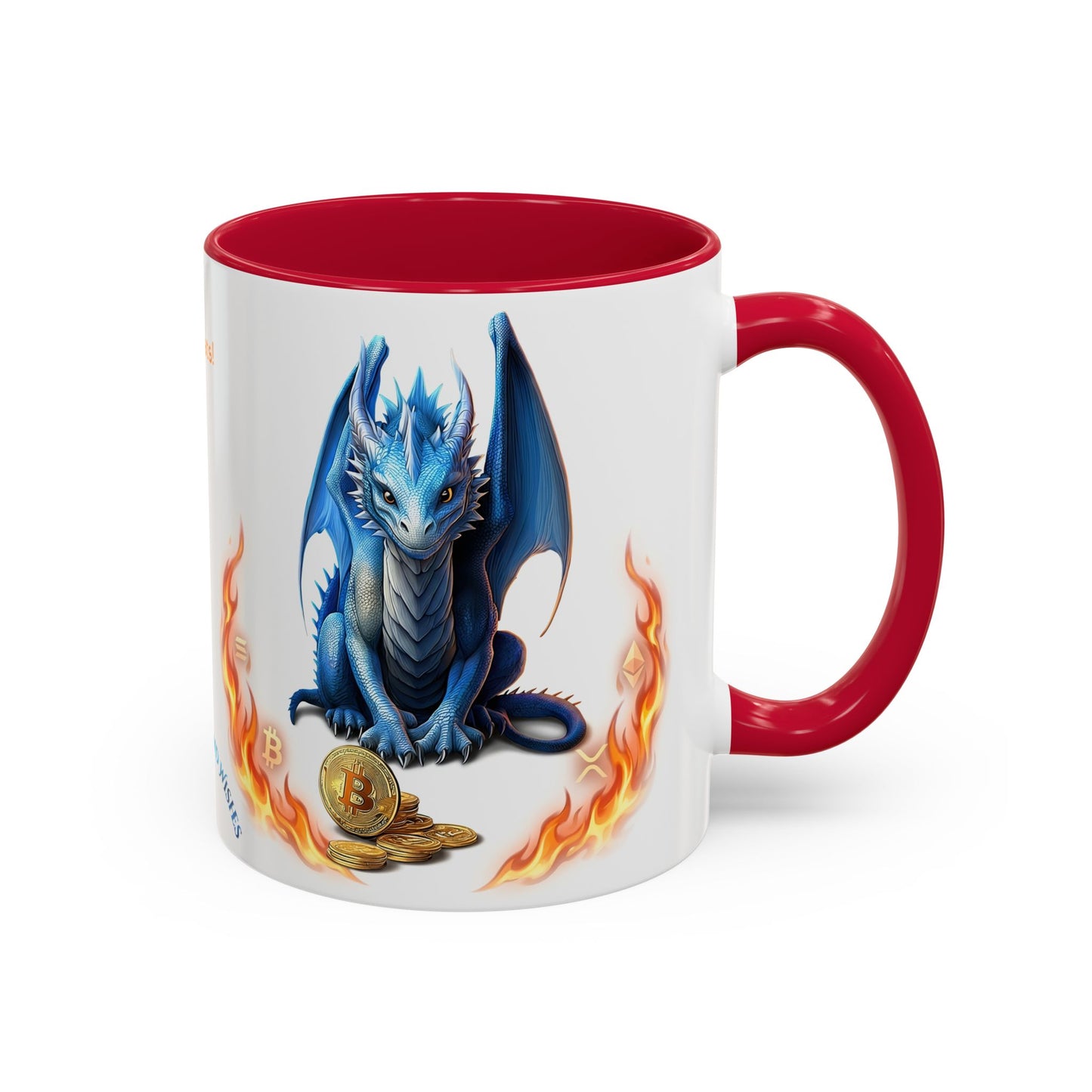 🐉💸 BitFyre Mug – Stackin’ Sats, Breathin’ Fire Edition 11oz