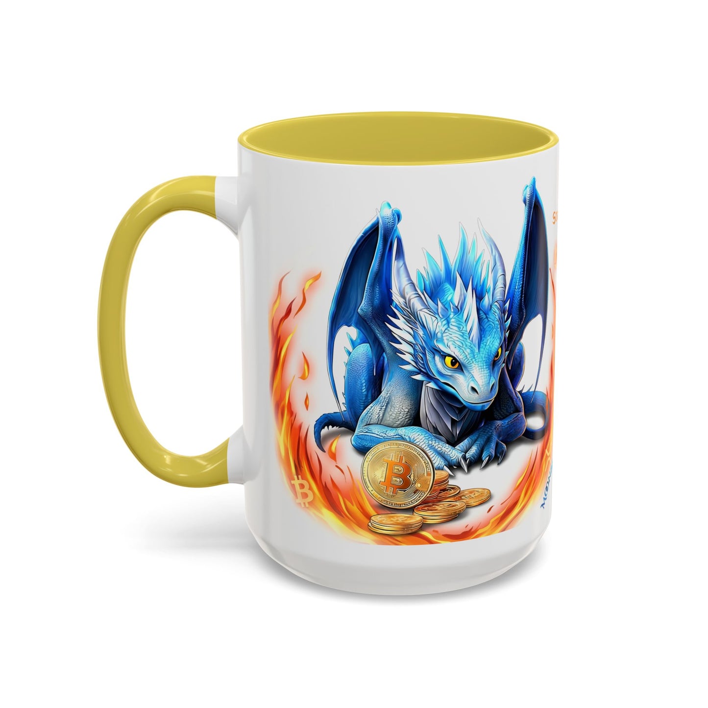 🐉💸 BitFyre Mug – Stackin’ Sats, Breathin’ Fire Edition 15oz