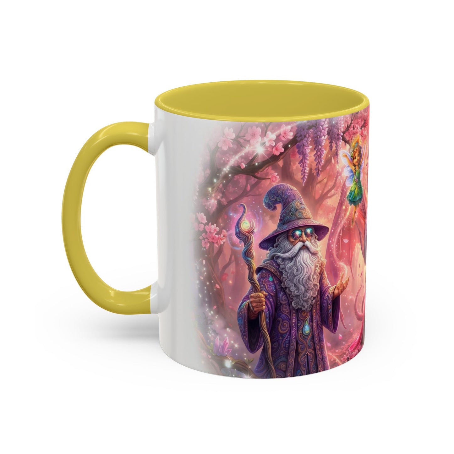 Fantasy Character Coffee Mug – Vibeon, Miria & The Fairies | Magical Realm Ceramic Mug (11oz / 15oz)