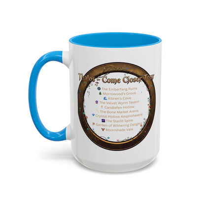 Thalos - Come Closer Tour Mug - official drinking vessel of the shirtless fae-rock demigod himself