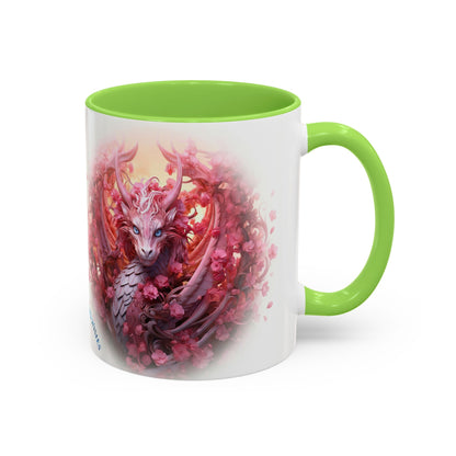 🌸🐉 Dragon Miria Mug – Blossom & Blaze Edition 11oz