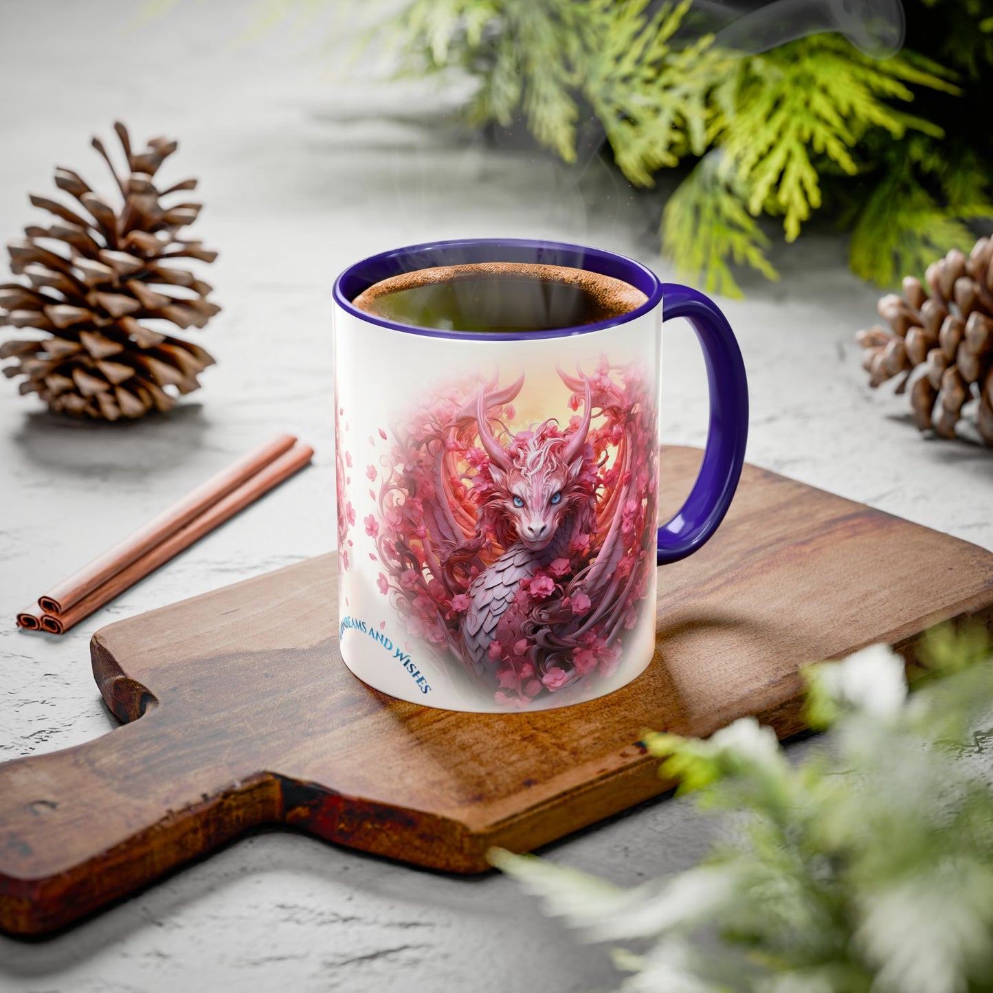 🌸🐉 Dragon Miria Mug – Blossom & Blaze Edition 11oz