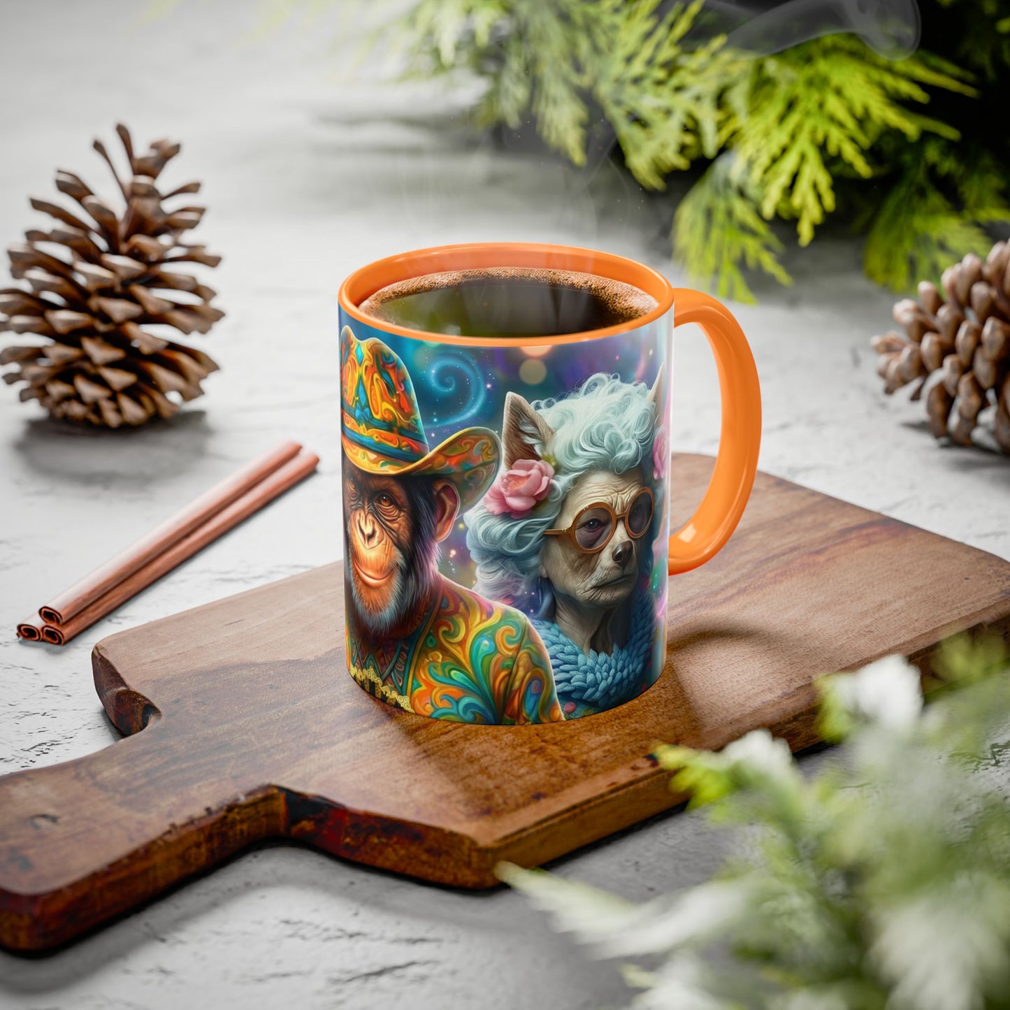 Fantasy Character Coffee Mug – Fifi La Plume, Zen Ryder & Miss Tilly | Magical Realm Ceramic Mug (11oz / 15oz)
