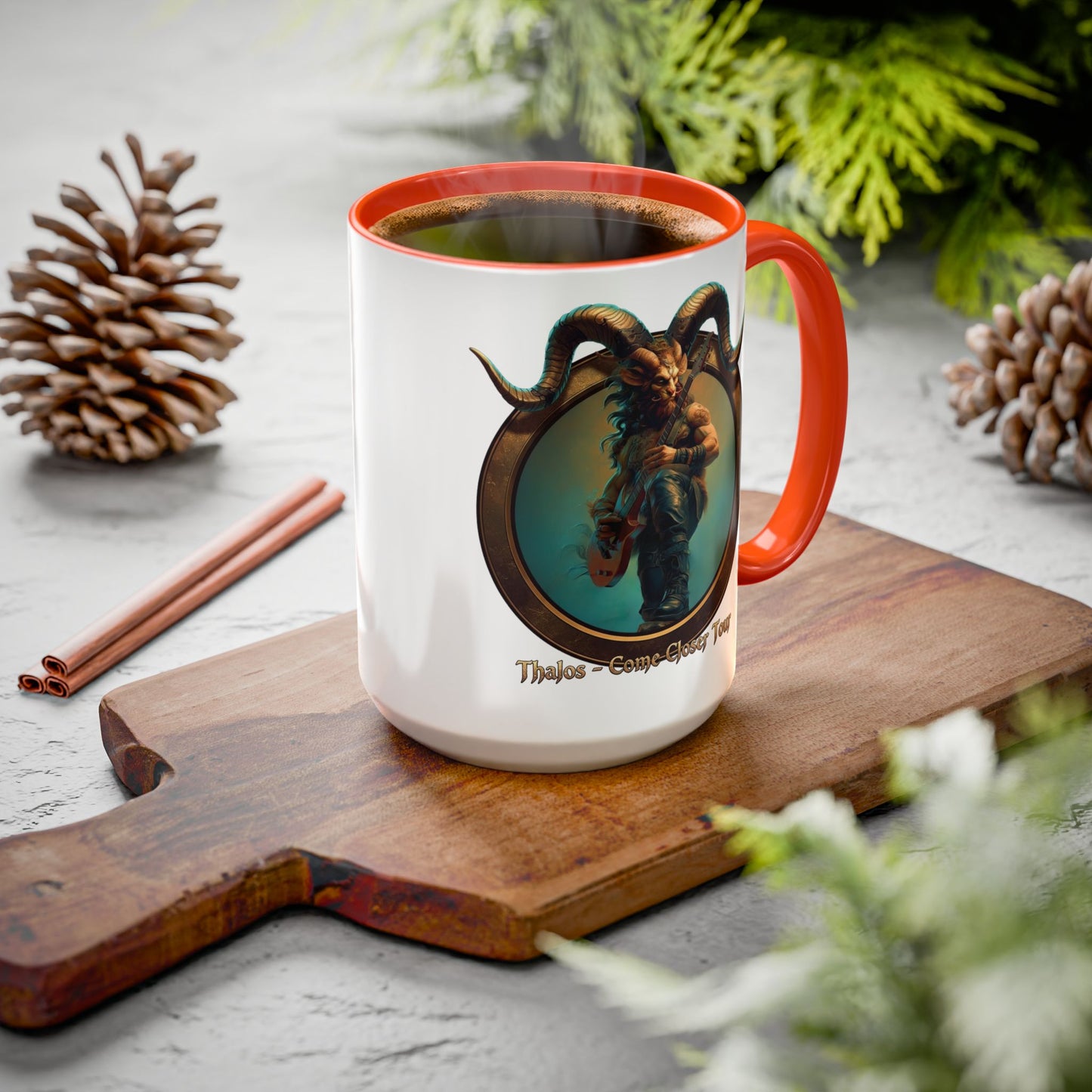 Thalos - Come Closer Tour Mug - official drinking vessel of the shirtless fae-rock demigod himself