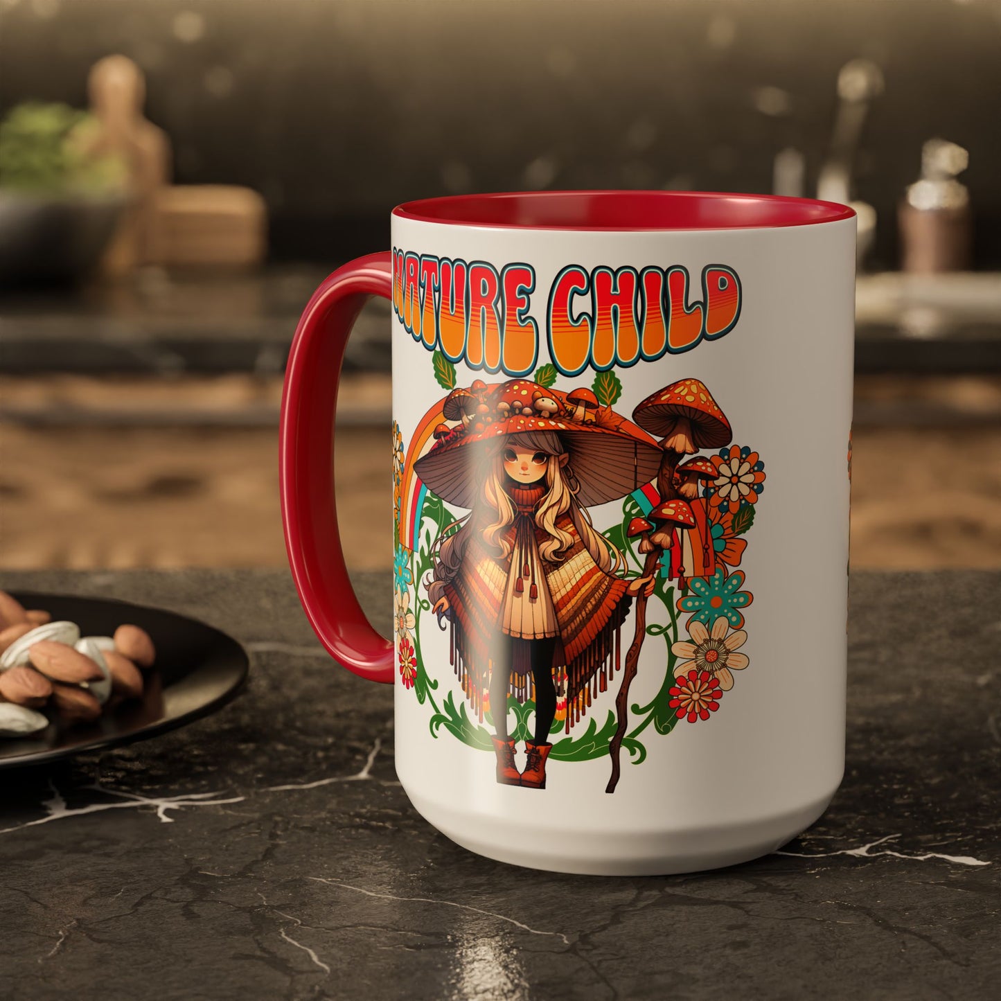 🍄Nature Child Retro Mushroom Mug