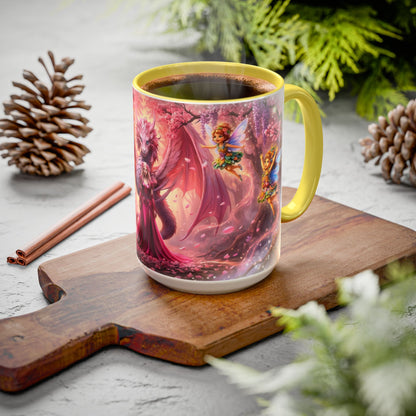 🧙‍♂️🌸🧚Vibeon, Miria & The Fairy Trio Mug 15oz