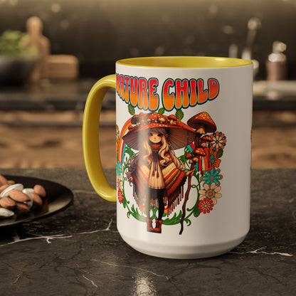 🍄Nature Child Retro Mushroom Mug