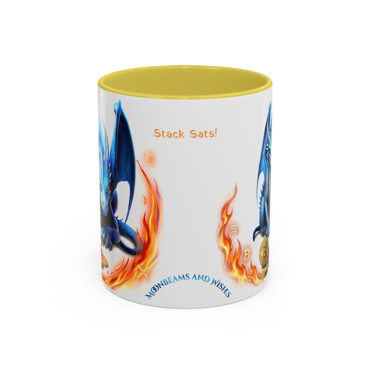 🐉💸 BitFyre Mug – Stackin’ Sats, Breathin’ Fire Edition