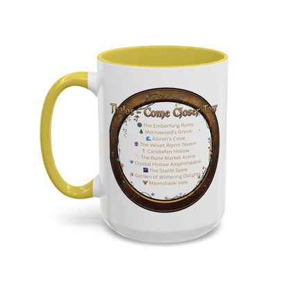 Thalos - Come Closer Tour Mug - official drinking vessel of the shirtless fae-rock demigod himself