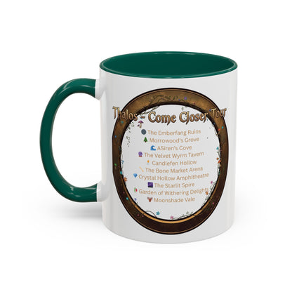 Thalos - Come Closer Tour Mug - official drinking vessel of the shirtless fae-rock demigod himself