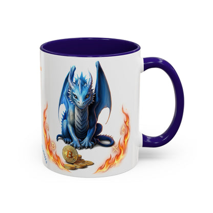 🐉💸 BitFyre Mug – Stackin’ Sats, Breathin’ Fire Edition 11oz