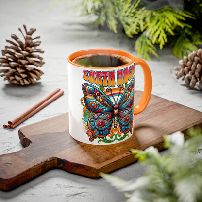 🦋Earth Magic Retro Butterfly Mug
