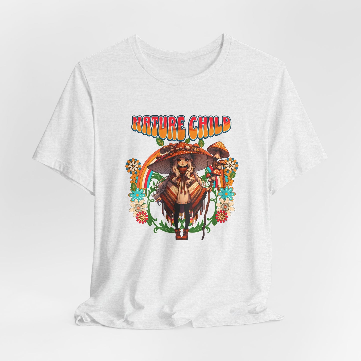 🌈 Nature Child Retro Forest T-Shirt 🌼🧙‍♀️