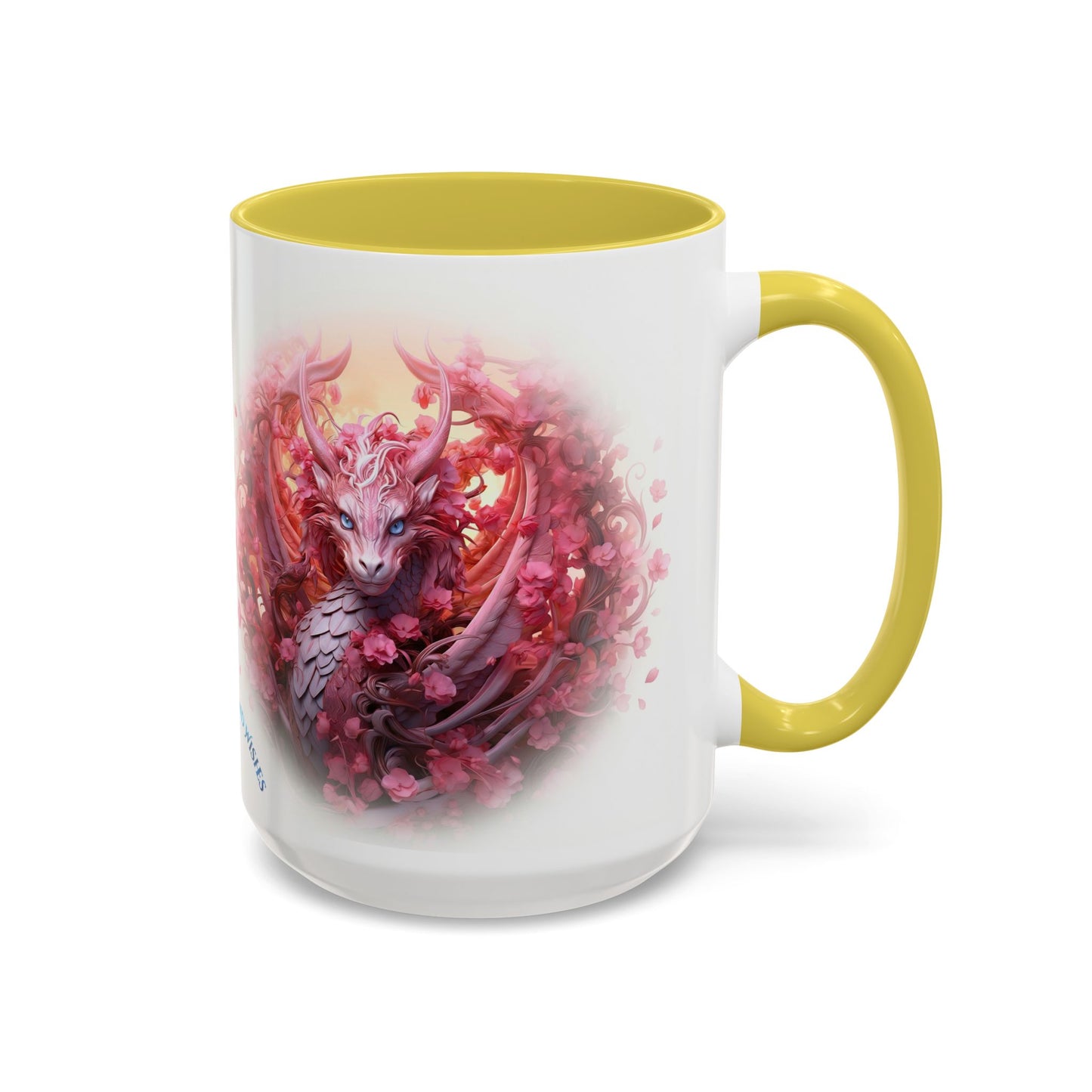 🌸🐉 Dragon Miria Mug – Blossom & Blaze Edition 15oz