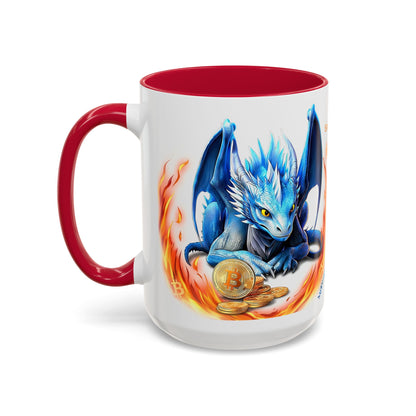🐉💸 BitFyre Mug – Stackin’ Sats, Breathin’ Fire Edition 15oz