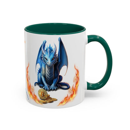 🐉💸 BitFyre Mug – Stackin’ Sats, Breathin’ Fire Edition 11oz