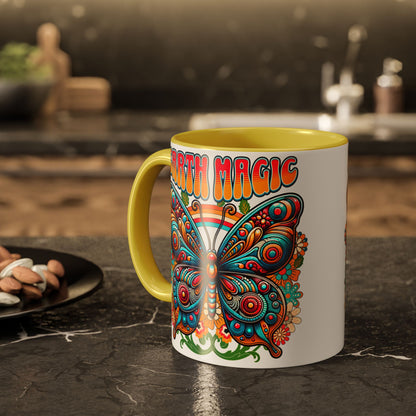🦋Earth Magic Retro Butterfly Mug