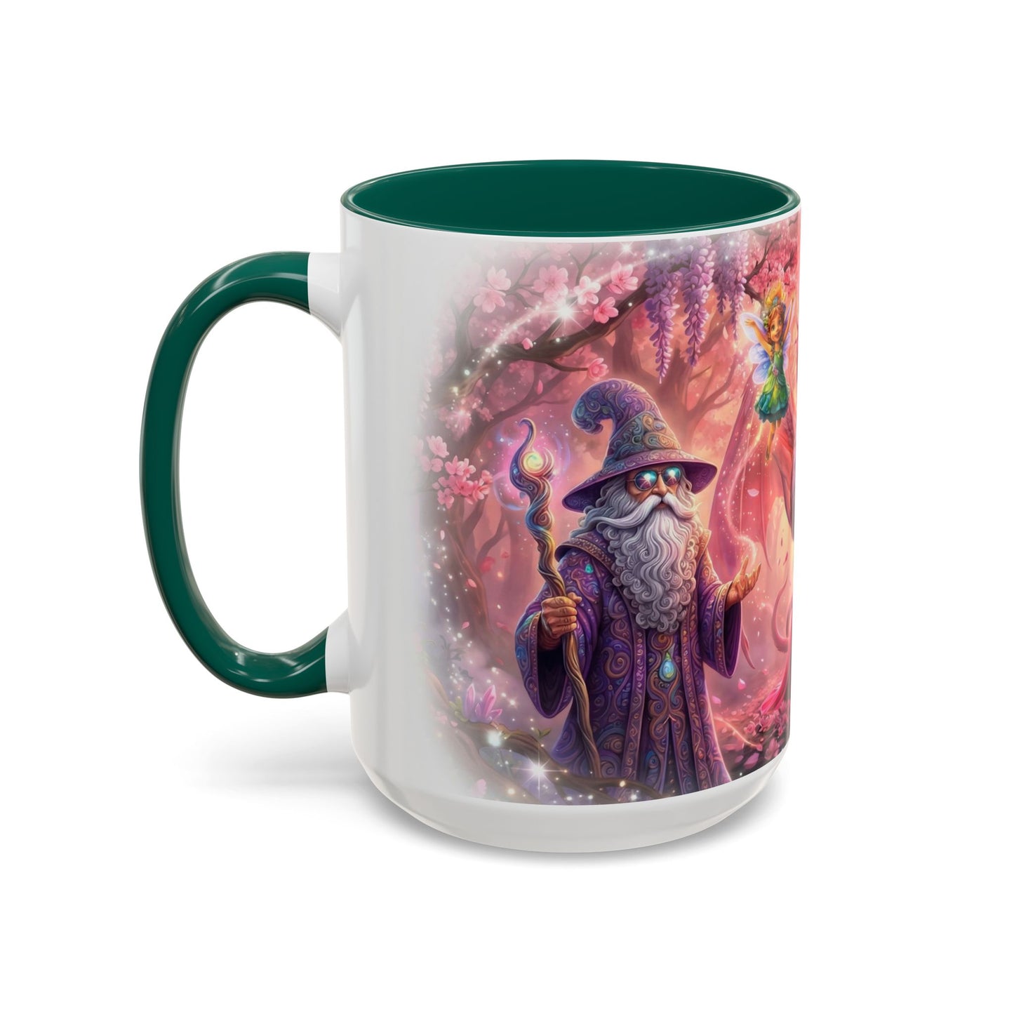 Fantasy Character Coffee Mug – Vibeon, Miria & The Fairies | Magical Realm Ceramic Mug (11oz / 15oz)