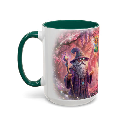 Fantasy Character Coffee Mug – Vibeon, Miria & The Fairies | Magical Realm Ceramic Mug (11oz / 15oz)