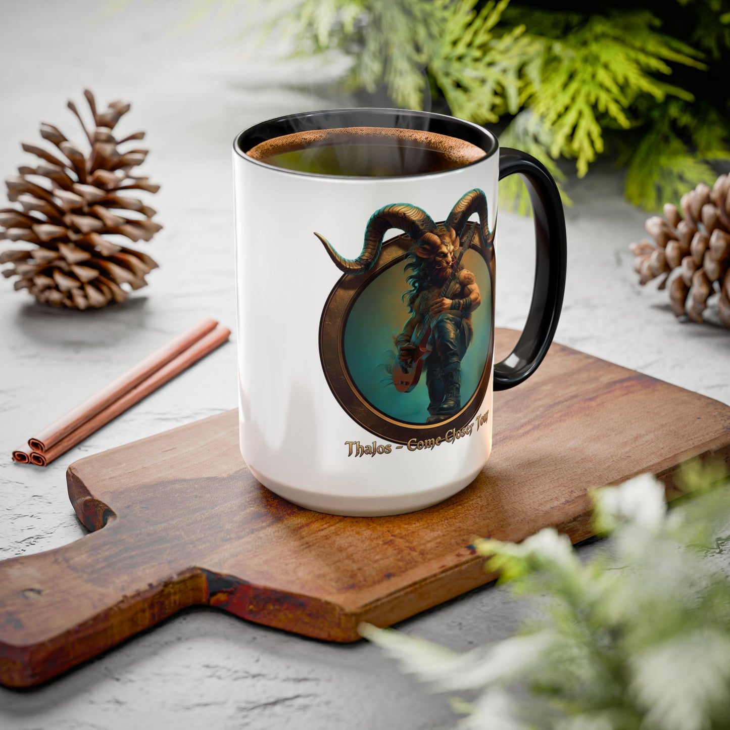 Thalos - Come Closer Tour Mug - official drinking vessel of the shirtless fae-rock demigod himself