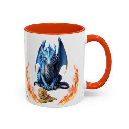 🐉💸 BitFyre Mug – Stackin’ Sats, Breathin’ Fire Edition 11oz