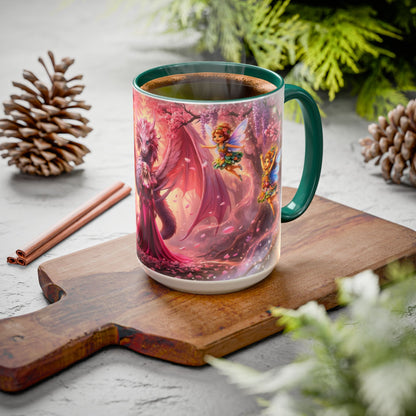 🧙‍♂️🌸🧚Vibeon, Miria & The Fairy Trio Mug 15oz