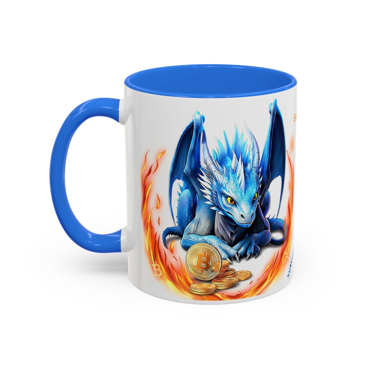 🐉💸 BitFyre Mug – Stackin’ Sats, Breathin’ Fire Edition 11oz