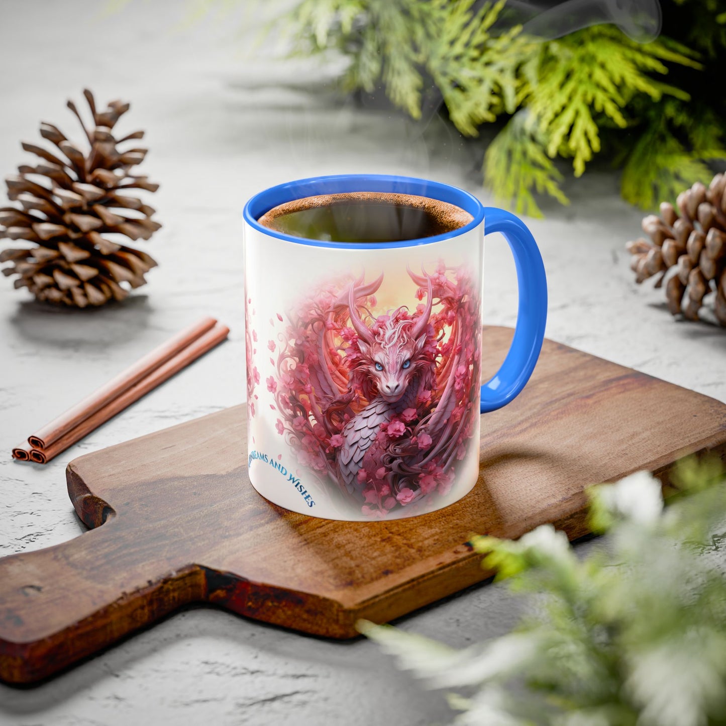 🌸🐉 Dragon Miria Mug – Blossom & Blaze Edition 11oz