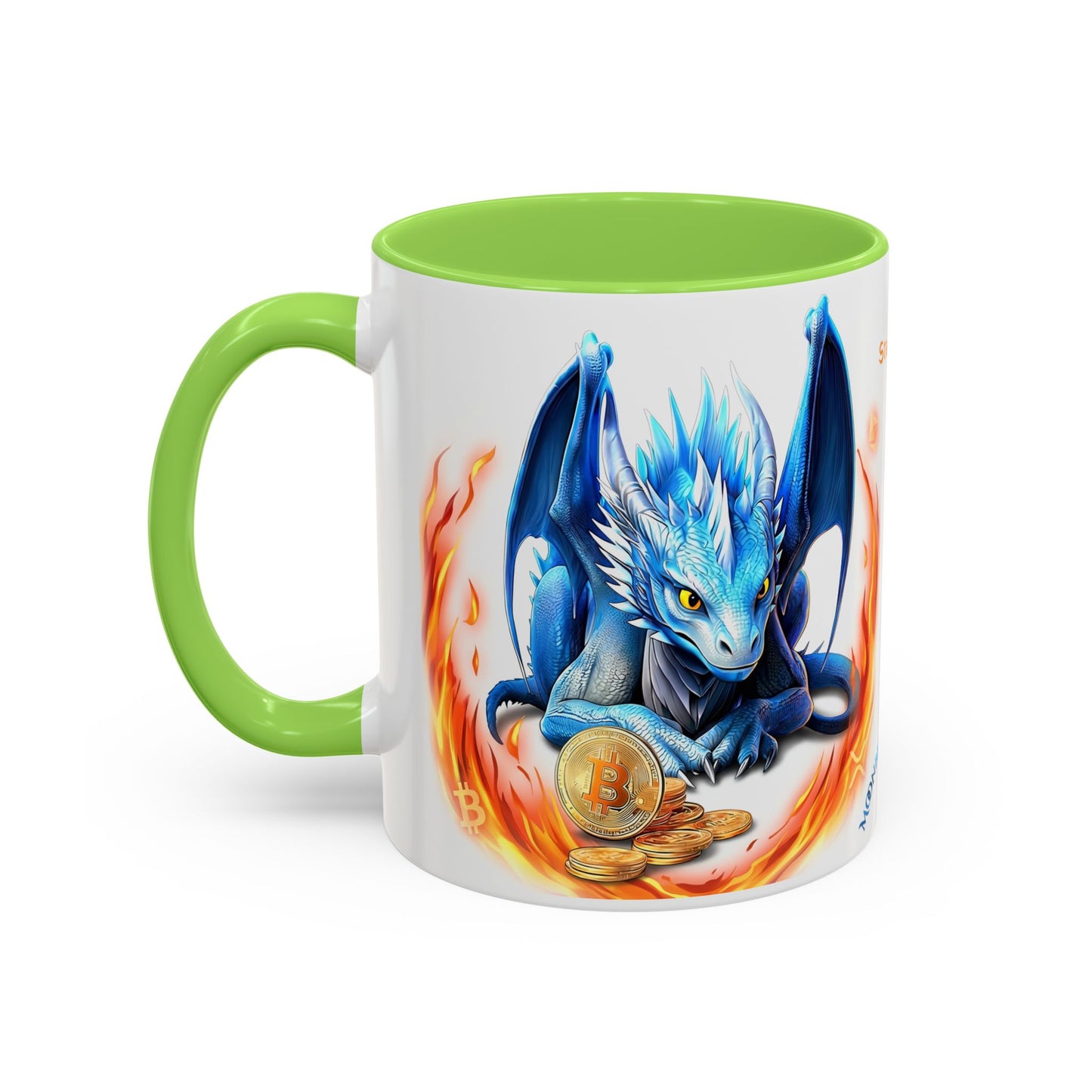 🐉💸 BitFyre Mug – Stackin’ Sats, Breathin’ Fire Edition 11oz