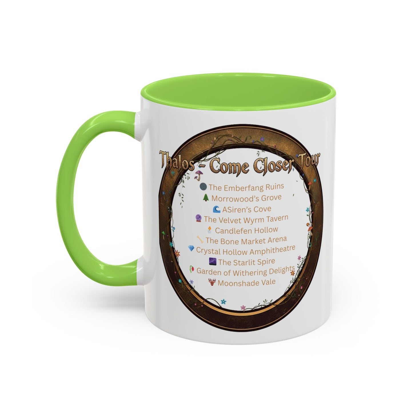 Thalos - Come Closer Tour Mug - official drinking vessel of the shirtless fae-rock demigod himself