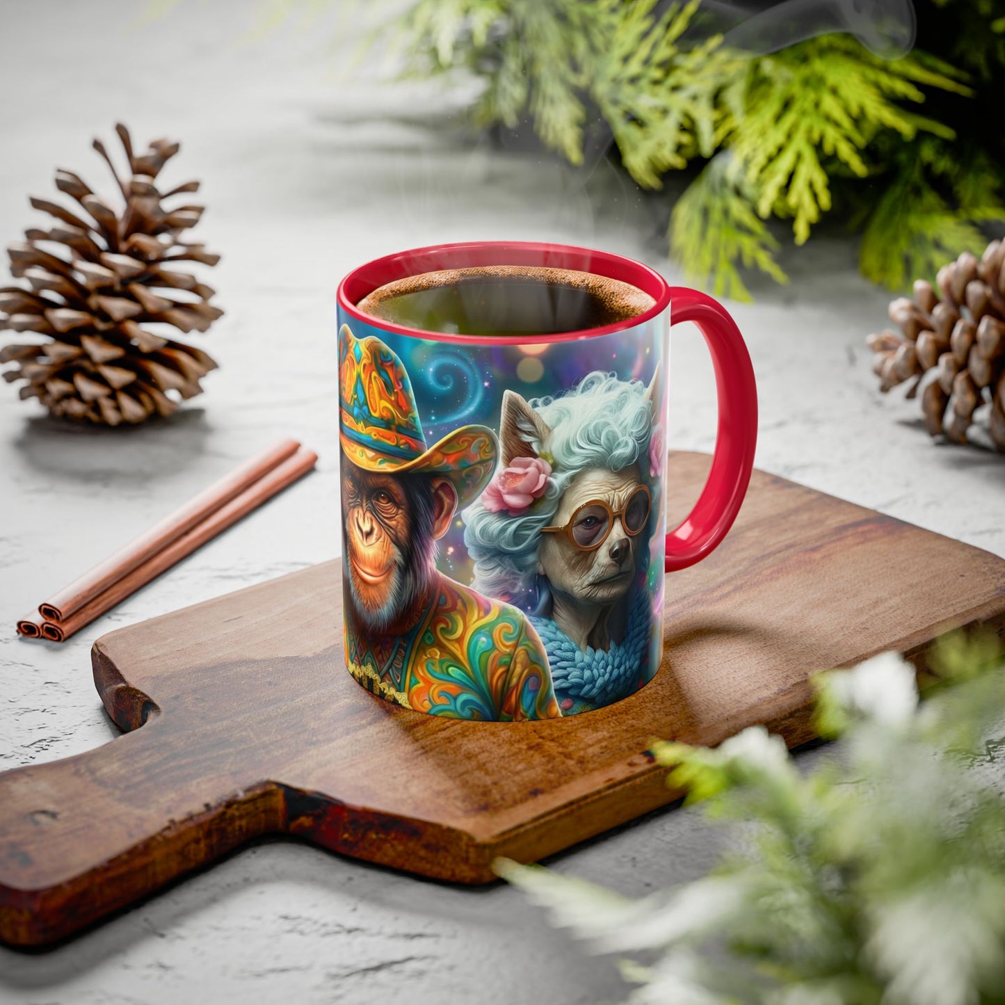 Fantasy Character Coffee Mug – Fifi La Plume, Zen Ryder & Miss Tilly | Magical Realm Ceramic Mug (11oz / 15oz)