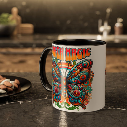 🦋Earth Magic Retro Butterfly Mug