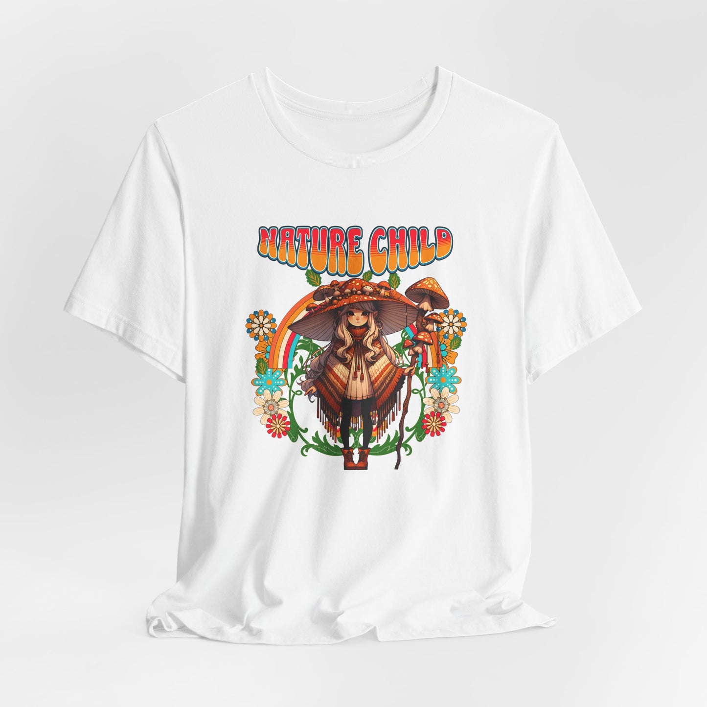 🌈 Nature Child Retro Forest T-Shirt 🌼🧙‍♀️