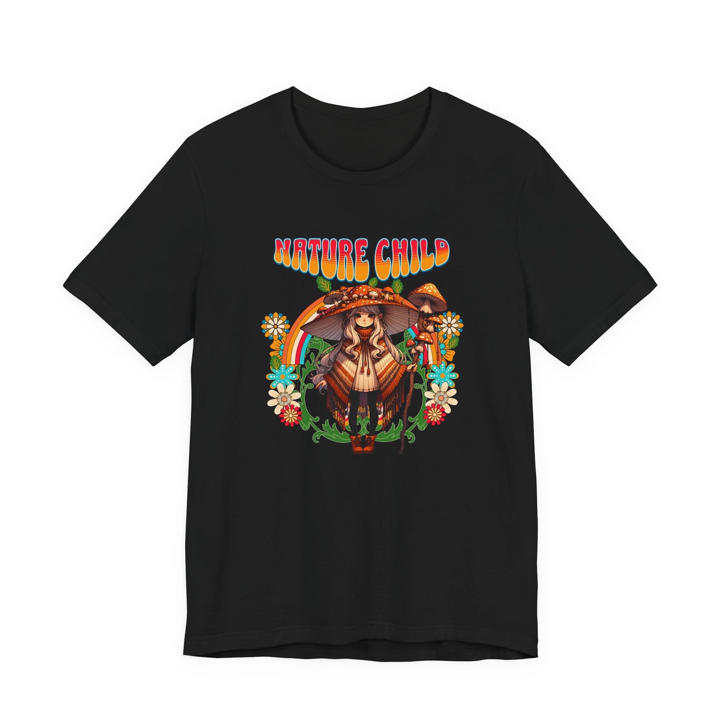 🌈 Nature Child Retro Forest T-Shirt 🌼🧙‍♀️