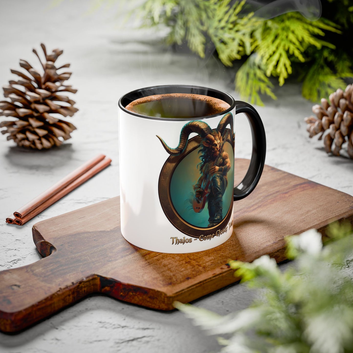 Thalos - Come Closer Tour Mug - official drinking vessel of the shirtless fae-rock demigod himself