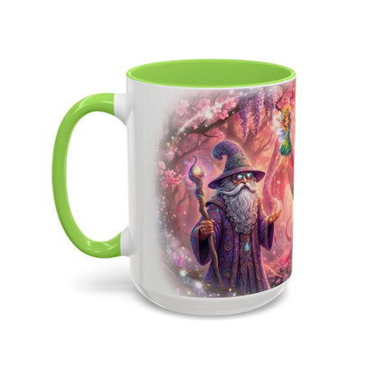 Fantasy Character Coffee Mug – Vibeon, Miria & The Fairies | Magical Realm Ceramic Mug (11oz / 15oz)
