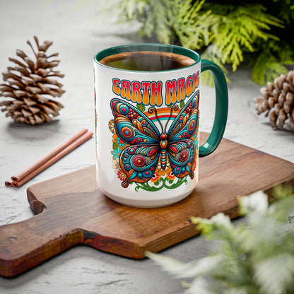 🦋Earth Magic Retro Butterfly Mug